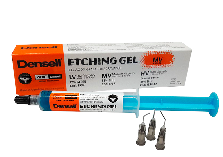 Acido Desmineralizante Densell Etching Gel Jeringa x 12 gr 1 Acido Desmineralizante Densell Etching Gel Jeringa x 12 gr