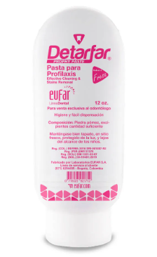 DETARFAR (PASTA PROFILAXIS) TUBO DE 50 G 1 DETARFAR (PASTA PROFILAXIS) TUBO DE 50 G