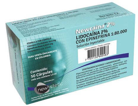 Anestesia Newcaina® 2% E-80 – Caja x 50 Ud New Stetic 1 Anestesia Newcaina® 2% E-80 – Caja x 50 Ud New Stetic
