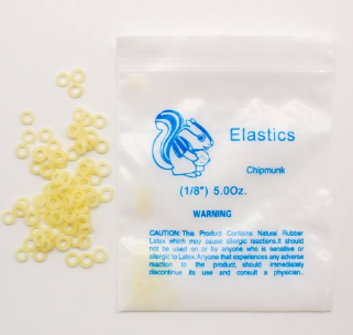 Elásticos intermaxilares Medium bolsa por 100 - 5/16, 1/4, 3/16, 1/8 1 Elásticos intermaxilares Medium bolsa por 100 - 5/16, 1/4, 3/16, 1/8