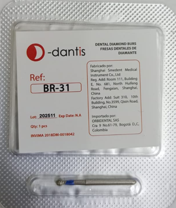 FRESA DE DIAMANTE DANTIS 3 FRESA DE DIAMANTE DANTIS - Imagen 3