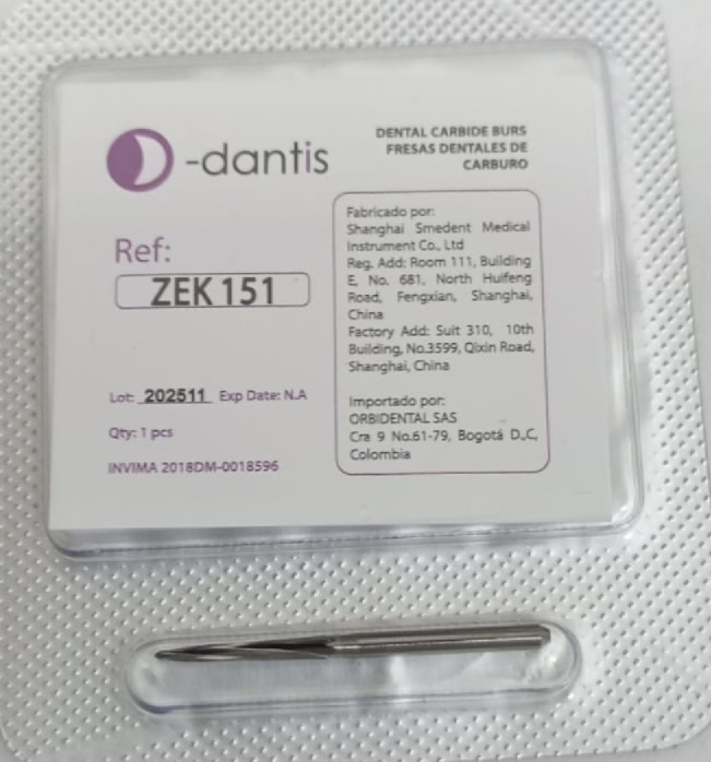 FRESA DE DIAMANTE DANTIS 12 FRESA DE DIAMANTE DANTIS - Imagen 12