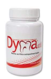 Acrílico dental Dymacril® autopolimerizable rosado x 80g