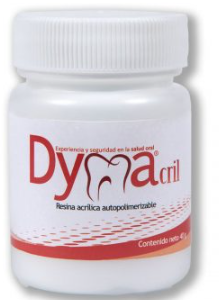 Acrílico dental Dymacril® autopolimerizable transparente x 40g