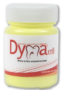 Acrílico dental Dymacril® autopolimerizable amarillo x 40g