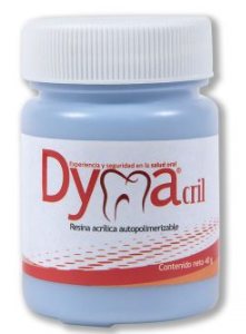 Acrílico dental Dymacril® autopolimerizable azul x 40g
