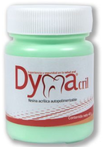 Acrílico dental Dymacril® autopolimerizable verde x 40g