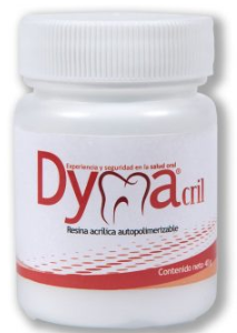 Acrílico dental Dymacril® autopolimerizable blanco x 40g